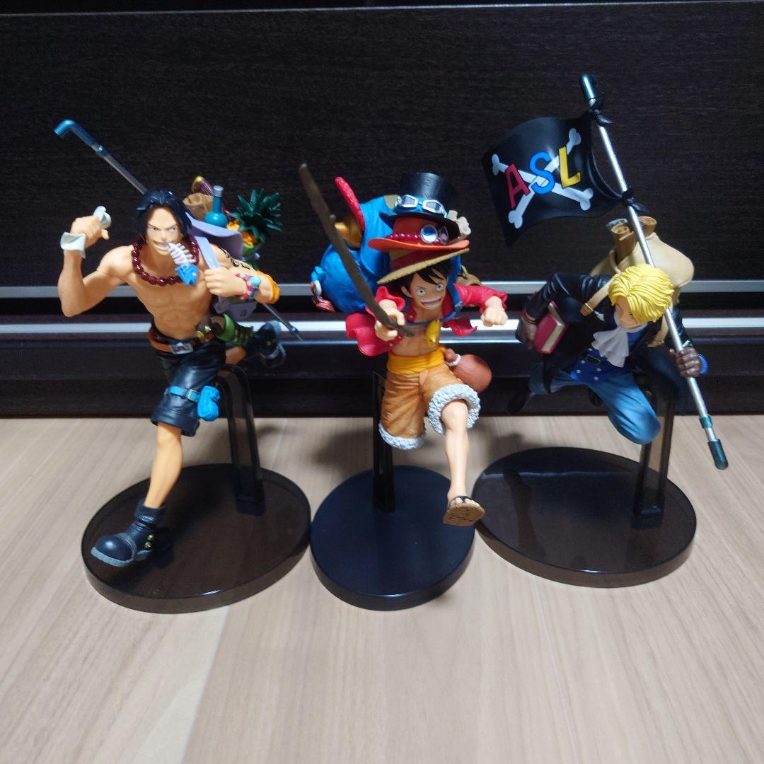ワンピース マニア エース ルフィ サボ フィギュア 3体セット 箱なし