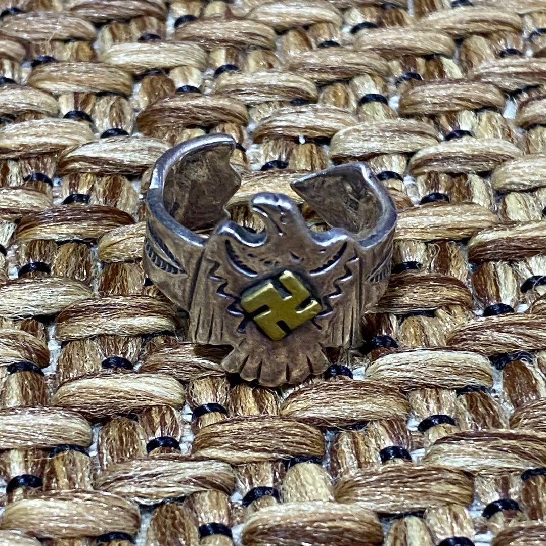 vintage ナバホ　インディアンジュエリー　卍