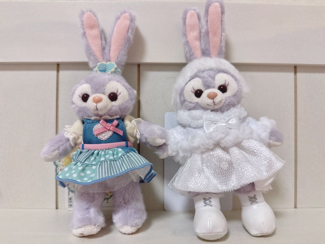 ステラルー ぬいぐるみバッジ ハートウォーミング ホワイトウィンター