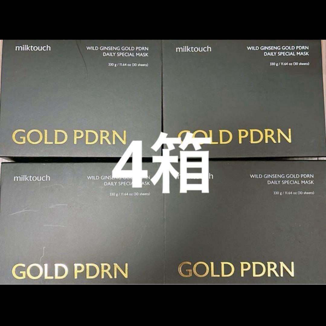 ミルクタッチ　GOLD PDRN シートマスク パック　30枚×4箱