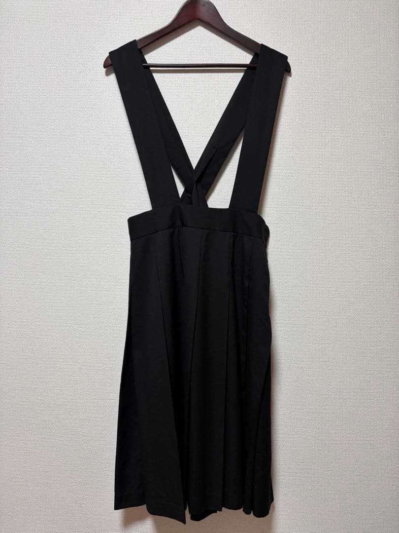 ブラックコムデギャルソン　吊りスカート