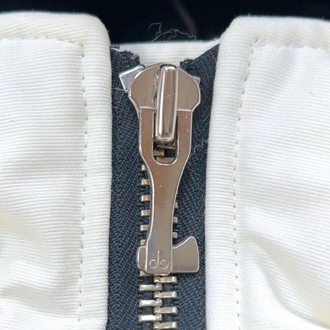 ムースナックルズ ダウンジャケット 2way リアルファー S ホワイト