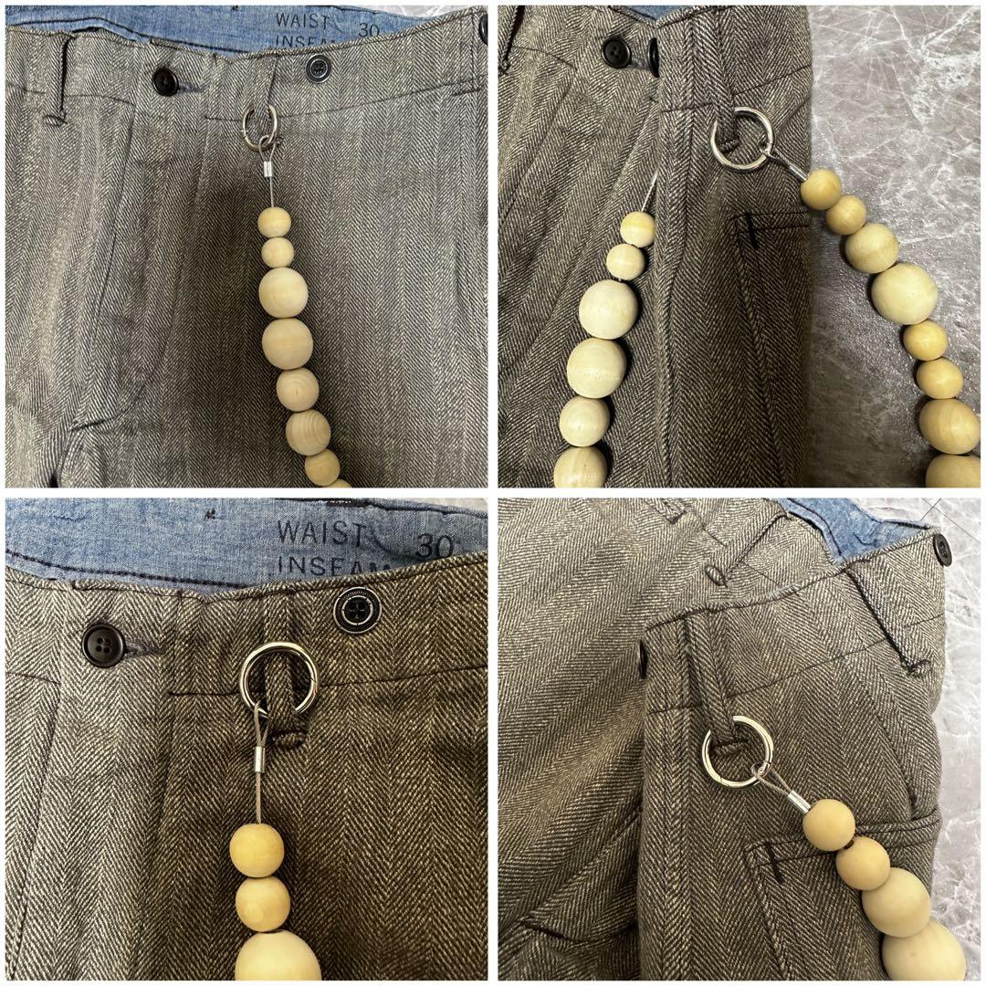 nodzoku好き必見！】ウッドボールウォレットチェーン - メルカリ