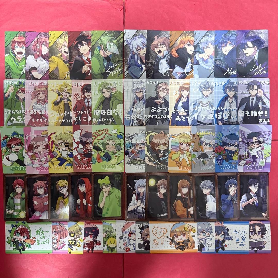 新品 カラフルピーチ ミュージアム 展示会 トレーディングカード 全種