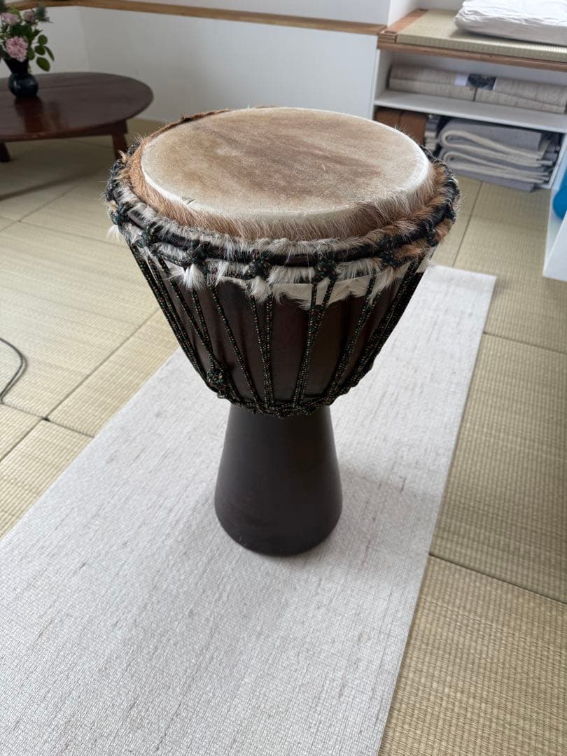 民族楽器　ジェンベ　直径30cm