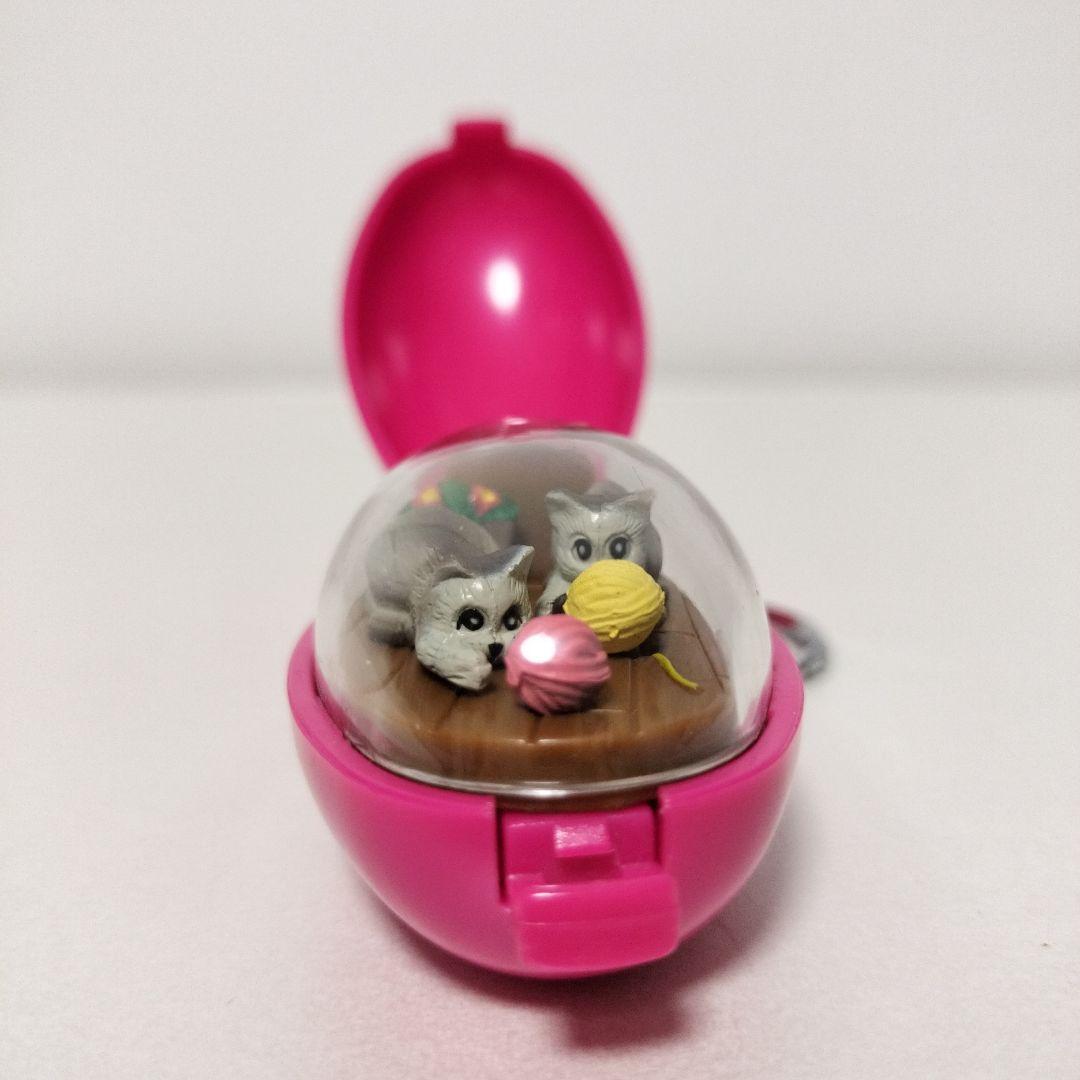 ねこ キーホルダー ゼンマイ レトロ ポケットクリッター タカラ - メルカリ