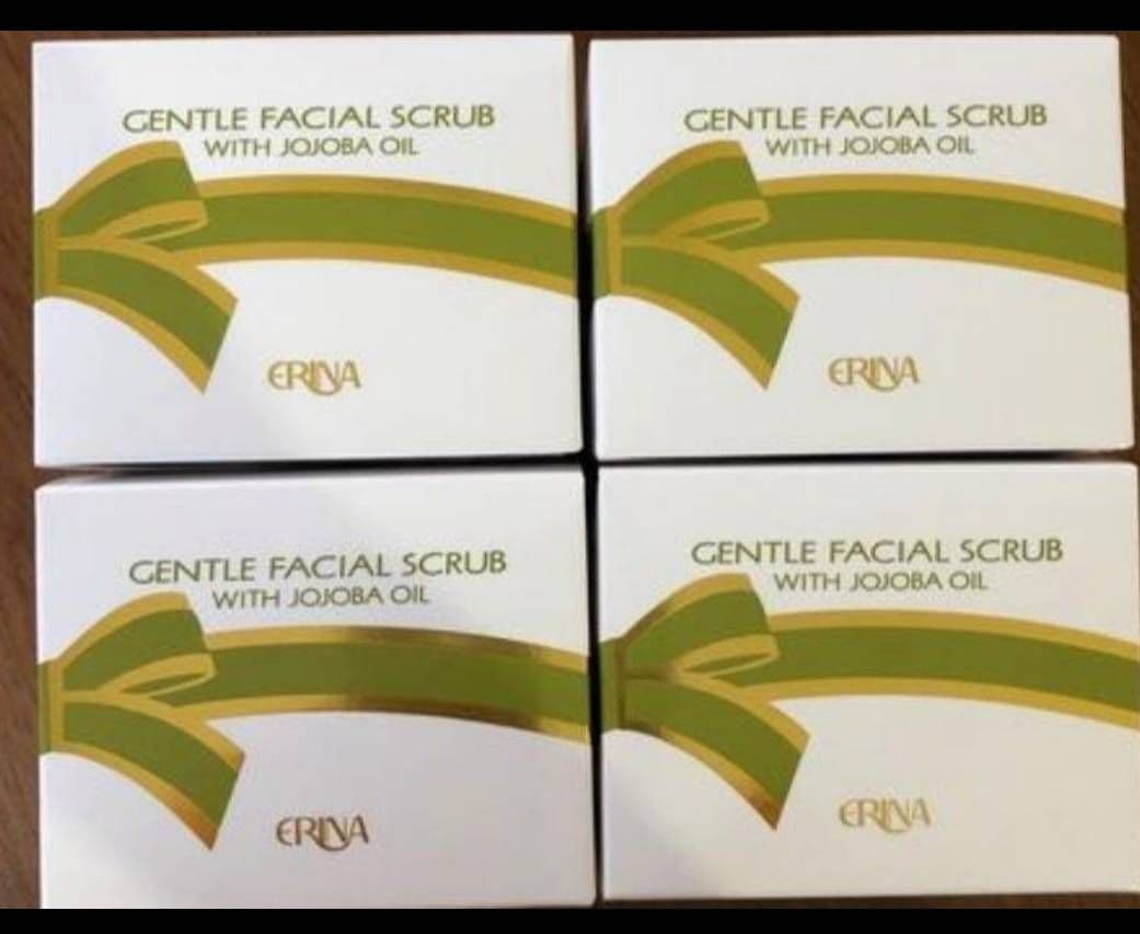 エリナ ERINA フェーシャルスクラブクリーム 敏感肌・乾燥肌用 ４個