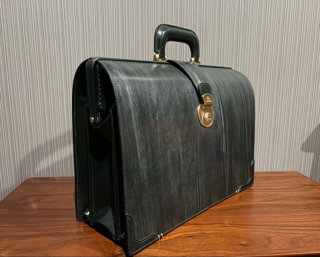 ココマイスター ダレスバッグ モスグリーン 未使用・銀座直営店購入 楽天市場】【ココマイスター】ブライドル・ダレスバッグ メンズ 革