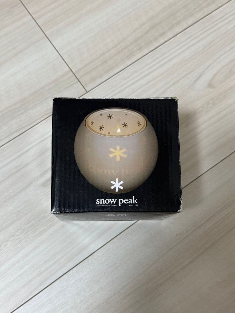 【レア限定品】 peak ASTERISK CANDLE GLASS L