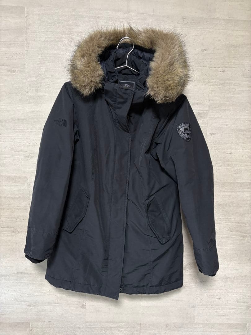 希少 ノースフェイス マックマード ファー付 ダウン ジャケット Lサイズ 黒