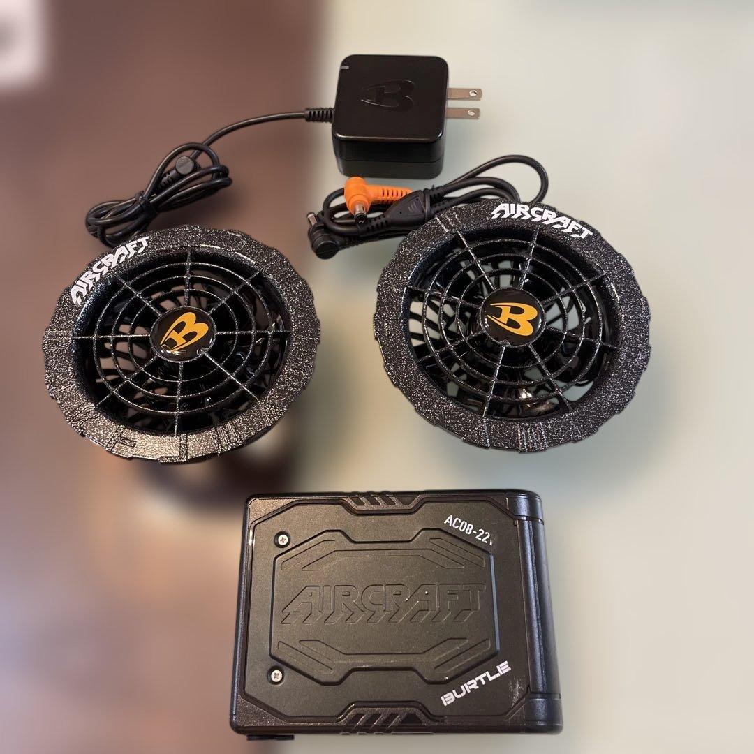 バートル2024年　22Ｖバッテリー&ファンセット