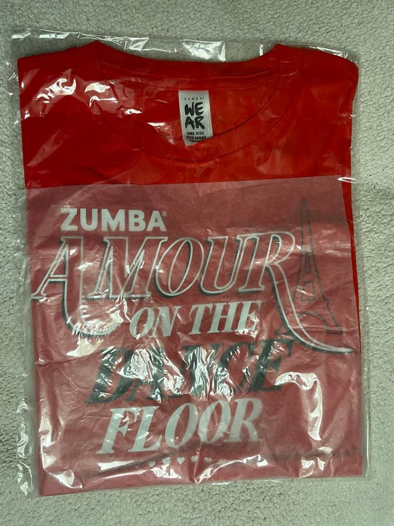 ZUMBA正規品 3枚Tシャツ 赤 - メルカリ