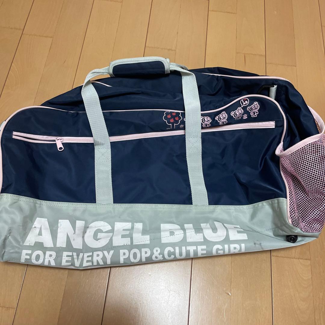 エンジェルブルー ボストンバック 旅行 部活用 - メルカリ