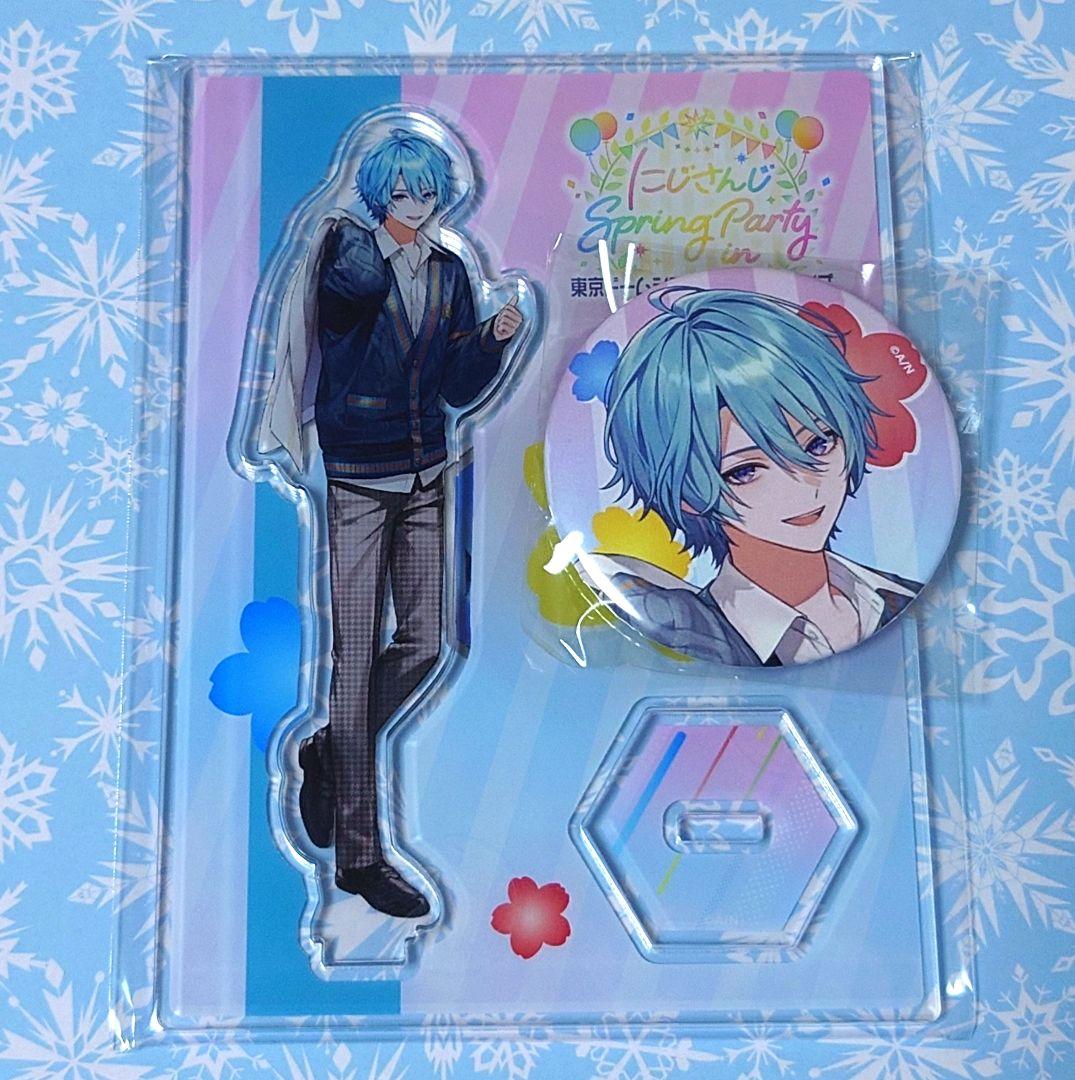 にじさんじ 東京ドームシティ アクリルスタンド 缶バッジ 渚トラウト