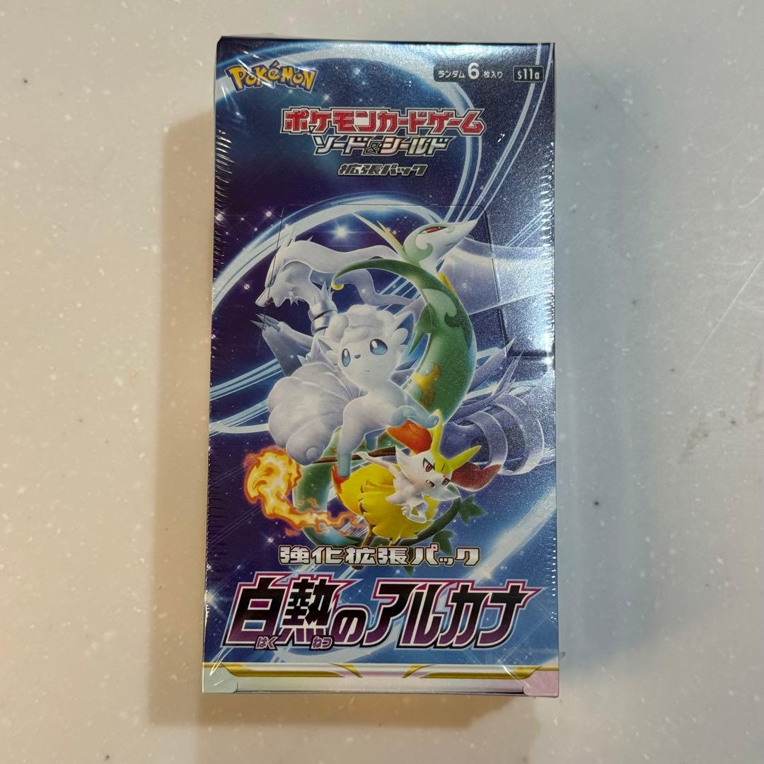 【新品未開封】ポケモンカードゲーム 白熱のアルカナ 1ボックス シュリンク付き 状態A-〕強化拡張パック『白熱のアルカナ』(S11a)【未開封BOX】{-}