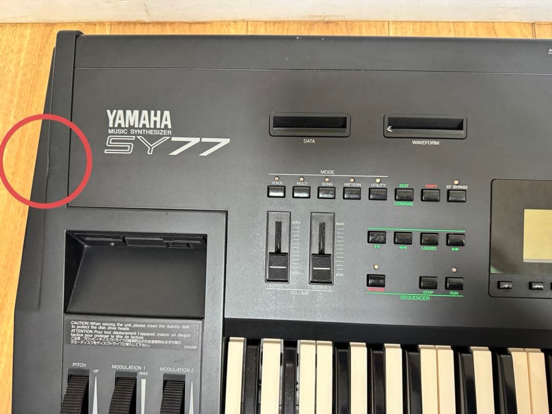 希少 YAMAHA SY77 シンセサイザー - メルカリ