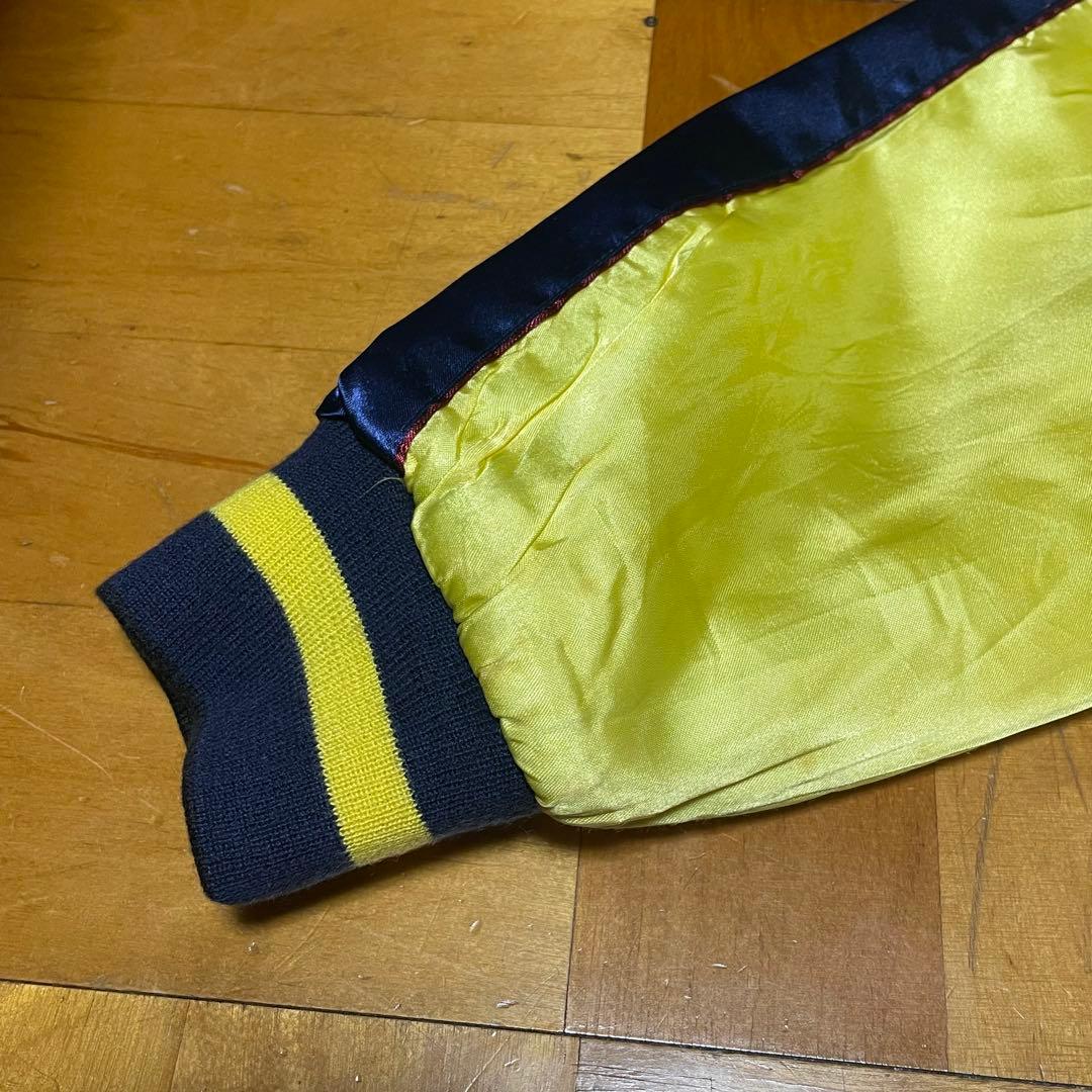 SALE】90sスカジャン 沖縄マップ シーサー 鷹 虎 龍 刺繍 - メルカリ