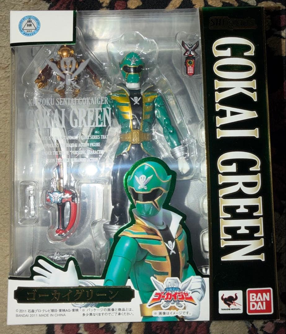 S.H.Figuarts フィギュアーツ ゴーカイシルバー　ゴーカイグリーン