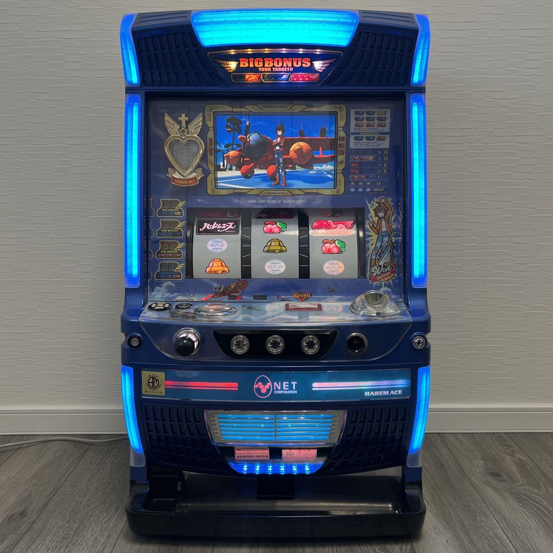 送料無料 レア 初代 ハーレムエース 実機 スロット パチスロ コイン