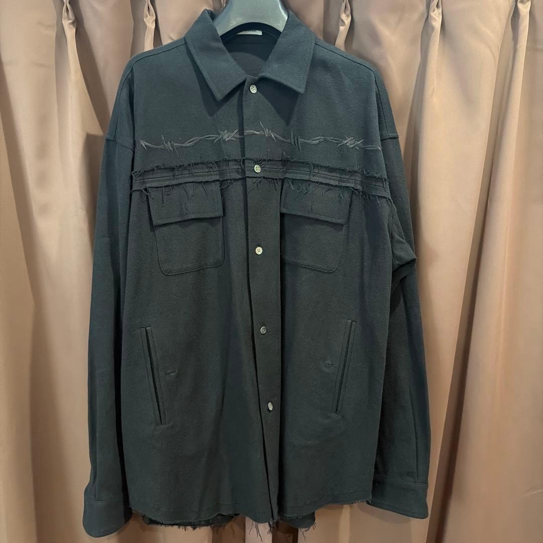 レア」 UNDERCOVER ワイヤー刺繍シャツ サンプル
