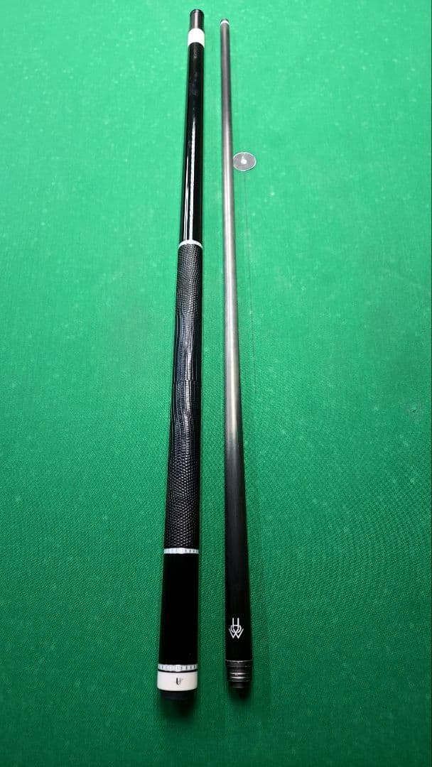 Universalバット HOW FLASH11.9シャフト BD〉銘木ストレート＋Flashシャフト装備。HOW Cue 『M6』、好評販売中