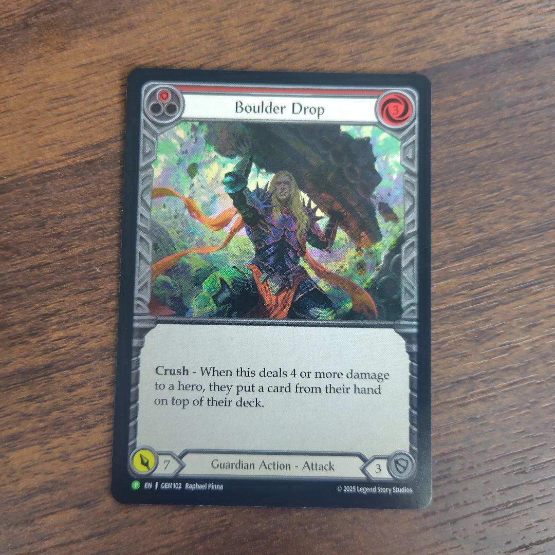 Boulder Drop 岩落とし プロモ RF 未使用 GEM102 FaB - メルカリ