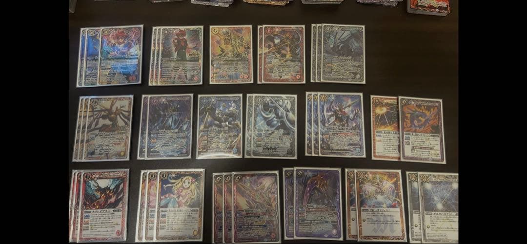 バトスピ引退デッキ10種デッキ、パーツ、スリーブ付き - メルカリ