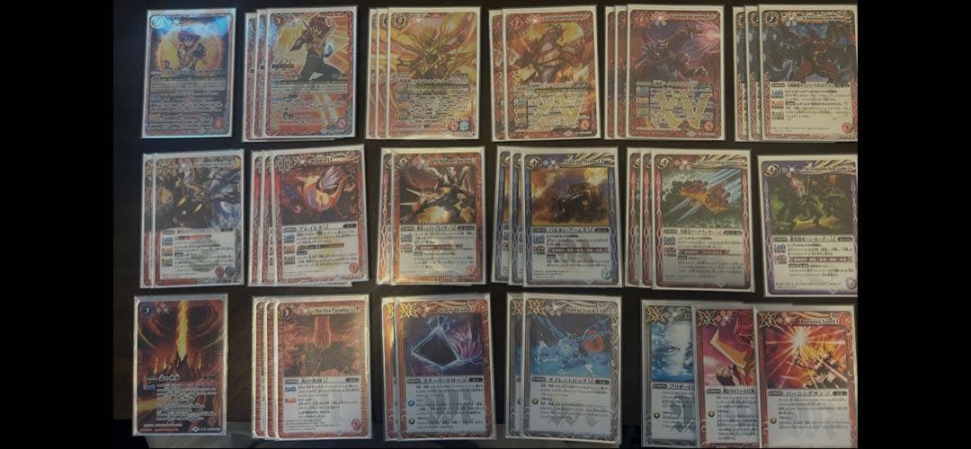 バトスピ引退デッキ10種デッキ、パーツ、スリーブ付き - メルカリ