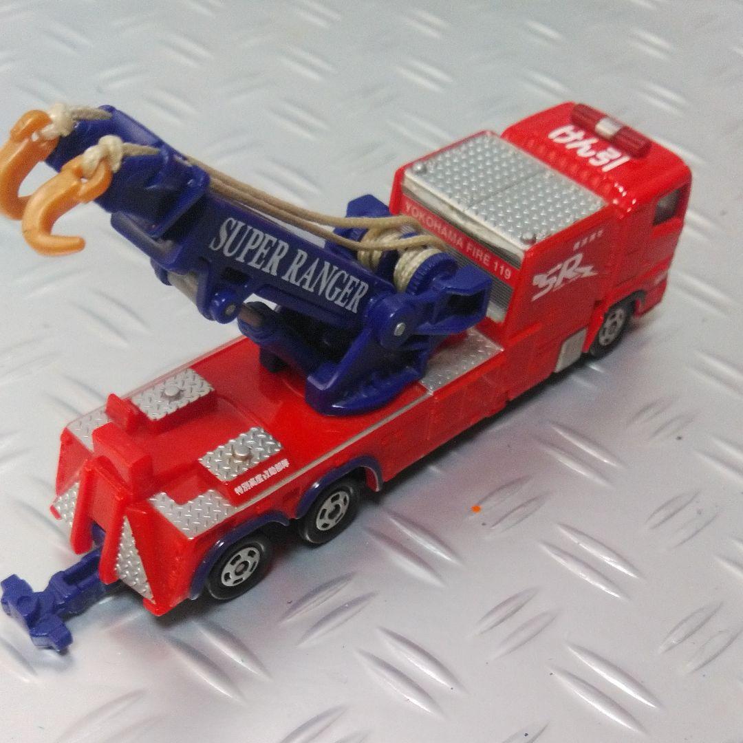ロングトミカ 横浜消防 SR『SUPER RANGER』日野プロフィアけん引車