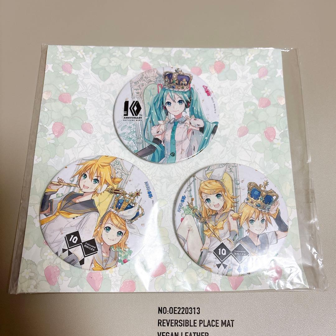 初音ミク 鏡音リン 鏡音レン 10周年 缶バッジ 10th CD・DVD等】「KARENT presents 鏡音リン・レン 10th Anniversary
