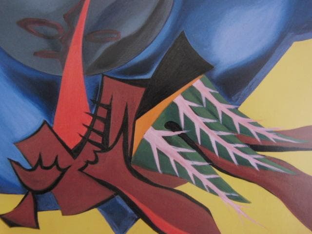 岡本太郎、【海辺 】、希少な額装用画集より、新品高級額 額装付、状態