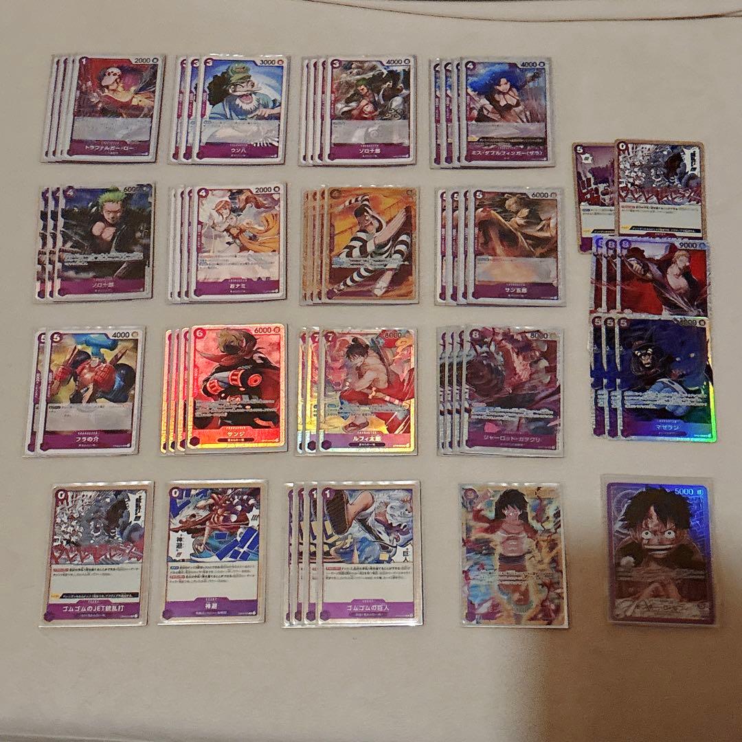 紫ルフィ 構築済み デッキ リーダー パラレル - メルカリ