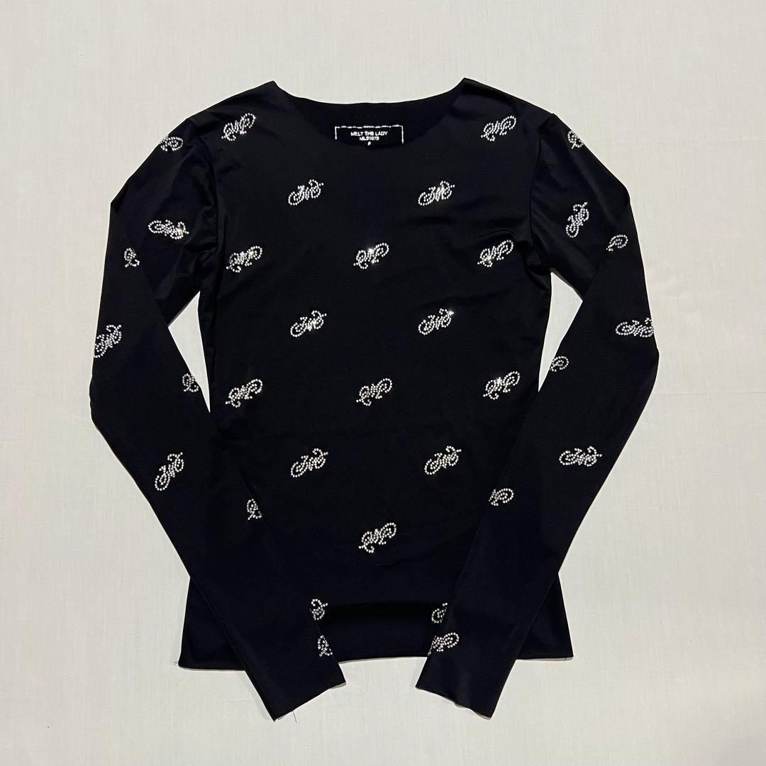 MELT THE LADY メルトザレディ mm sheer tops ブラック - メルカリ