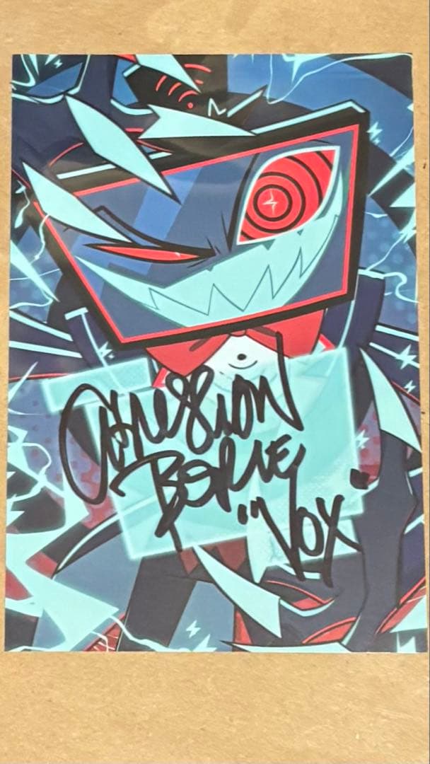 Hazbinhotel Vox ヴォックス サイン入りポスター - メルカリ