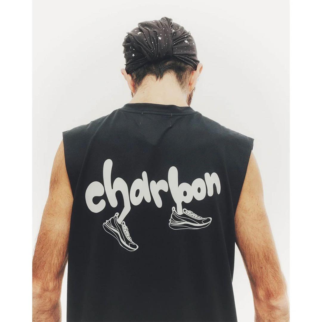 charbon シャルボン 24SS ノースリーブ Tシャツ S running