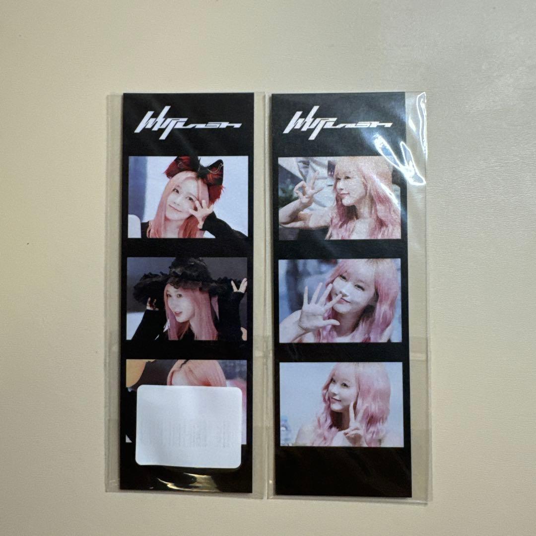 aespa ジゼル kms 上海 サイン会 プリクラ 中華 トレカ 2枚セット