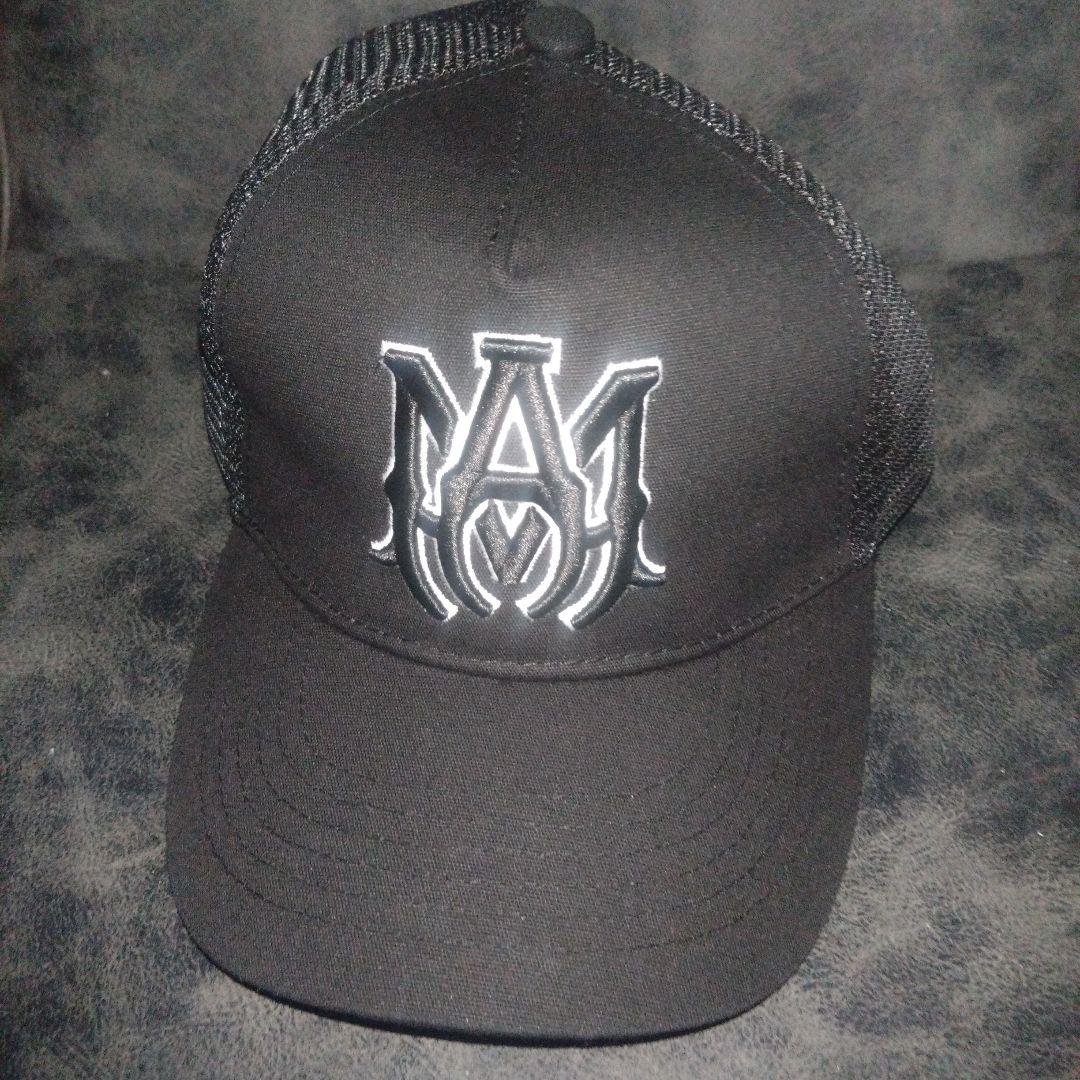 AMIRI ブラック トラッカーキャップ