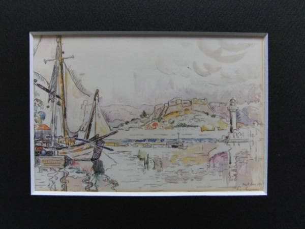 Paul Signac、ANTIBES、海外版超希少レゾネ、新品額装付