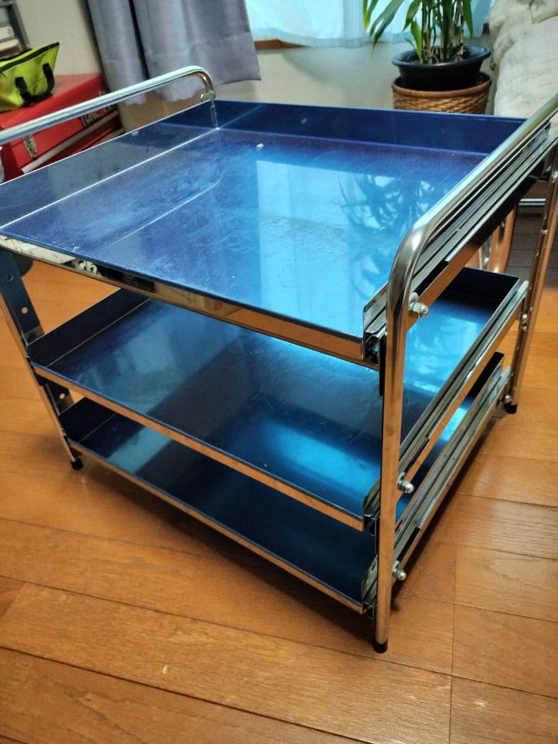 川口工器 シンク下 スライドラック 日本製 (幅50cm 棚3段)