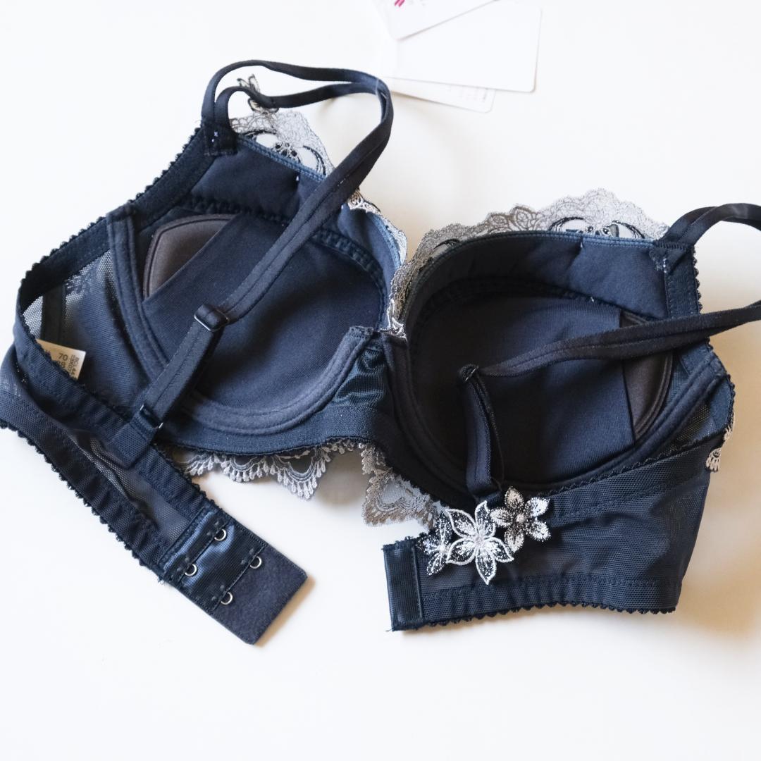 パルファージュ43S♪ブラD70&ショーツM レース ノーマル ワコール 新品