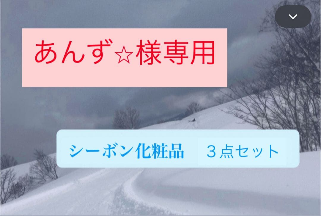 シーボン化粧品 3点セット あんず