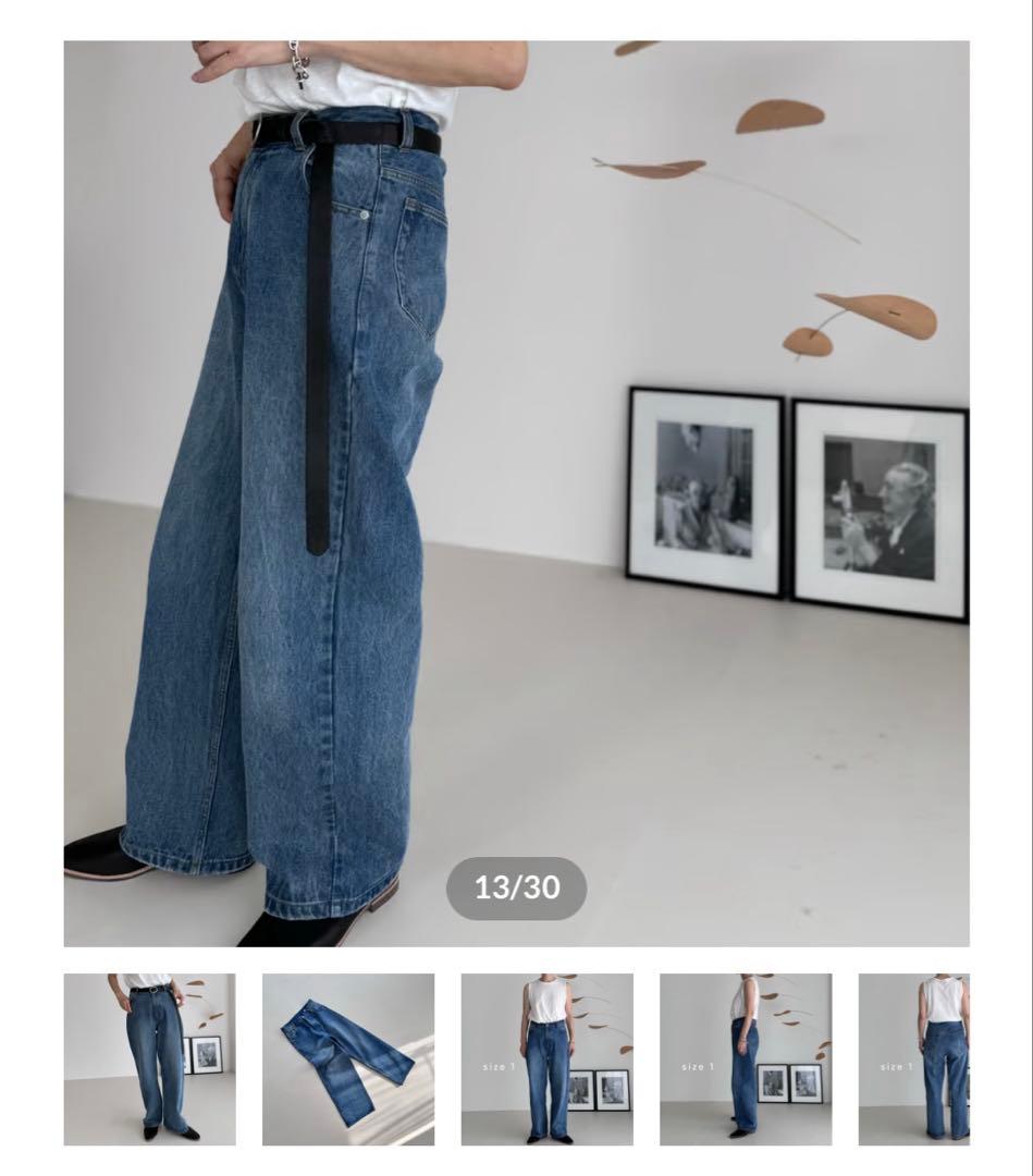 argue MELLOW STRAIGHT DENIM サイズ1