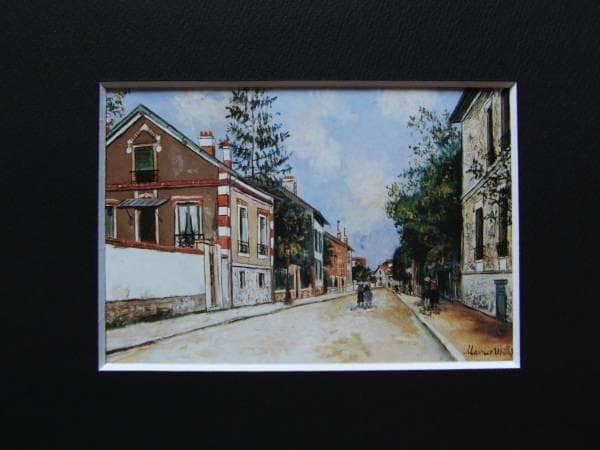 UTRILLO、UNE RUE DE BOURG、海外版超希少レゾネ