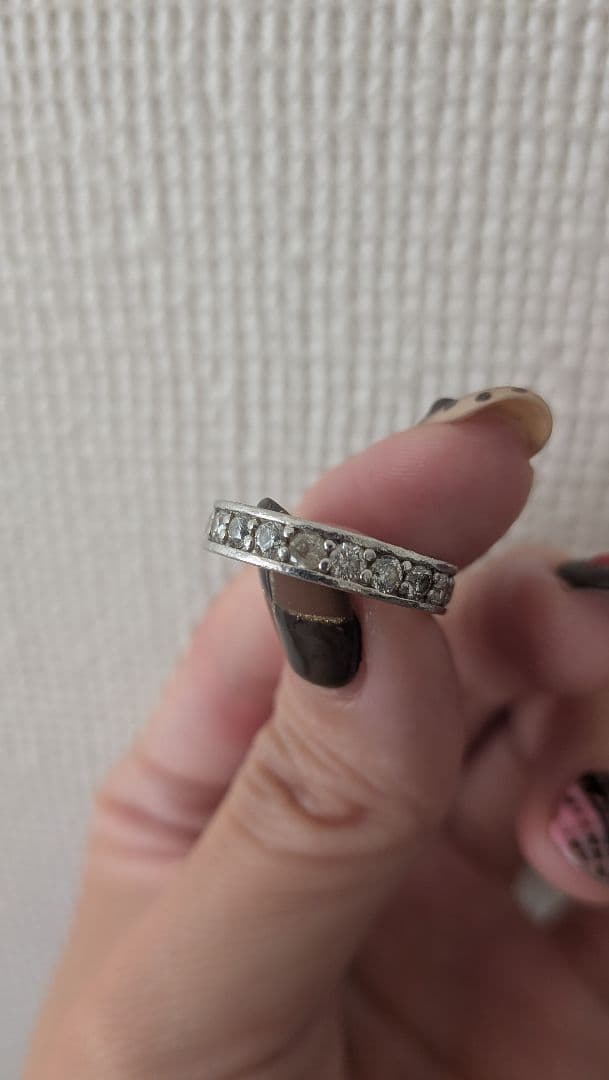 【kohatan】Pt950フルエタニティリング ダイヤモンド 1.2ct