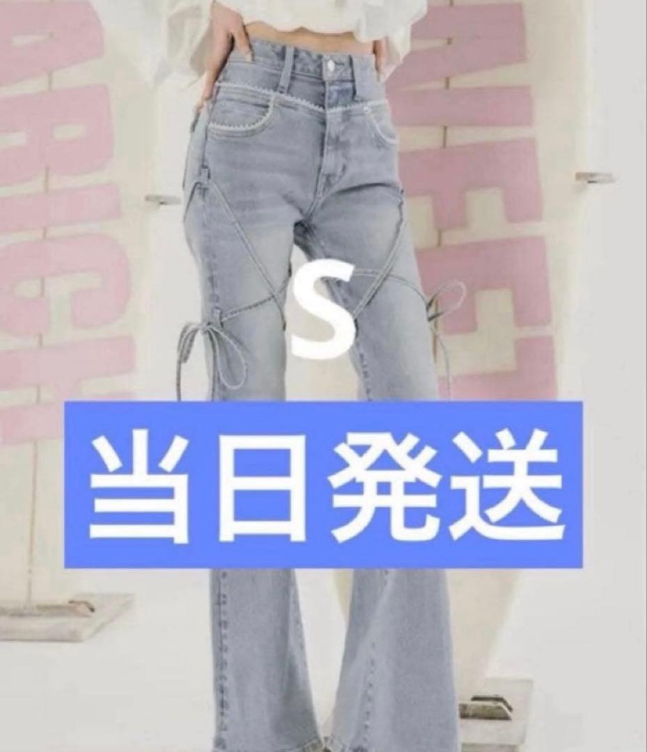 Darich ダーリッチ ピコレースハイウエストフレアデニム S - メルカリ