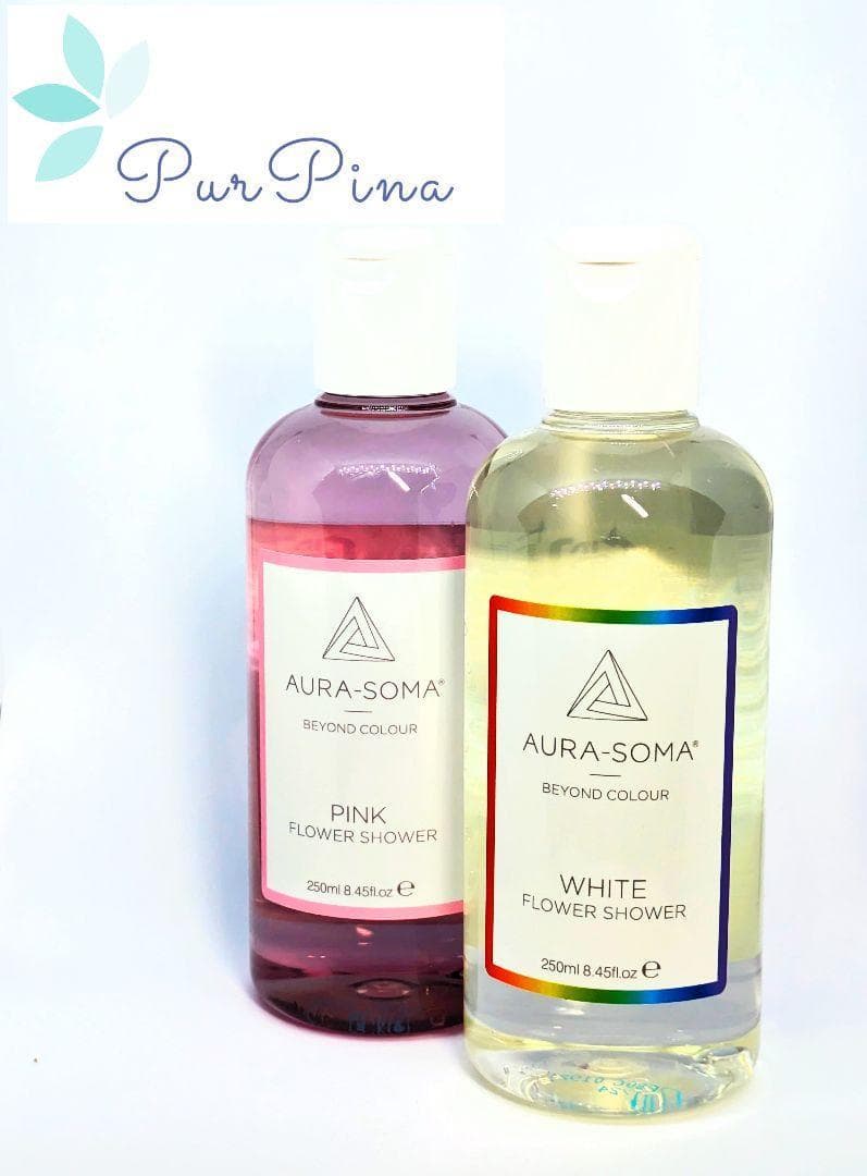【予約品】オーラソーマ　フラワーシャワーホワイト＆ピンク　各250ml