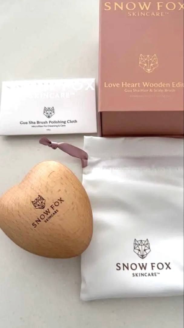 【新品】FOX スノーフォックス　カッサ　ミニハート　ヘアブラシ