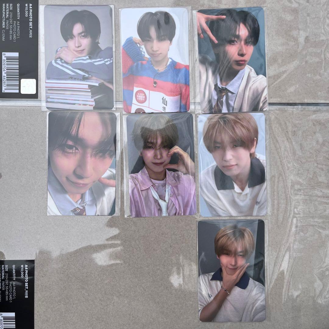 ボイプラ アーカイブ展 韓国 セン トレカ 7枚セット コンプ