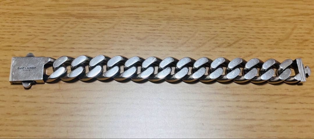 SAINT LAURENT PARIS メタルチェーンブレスレット