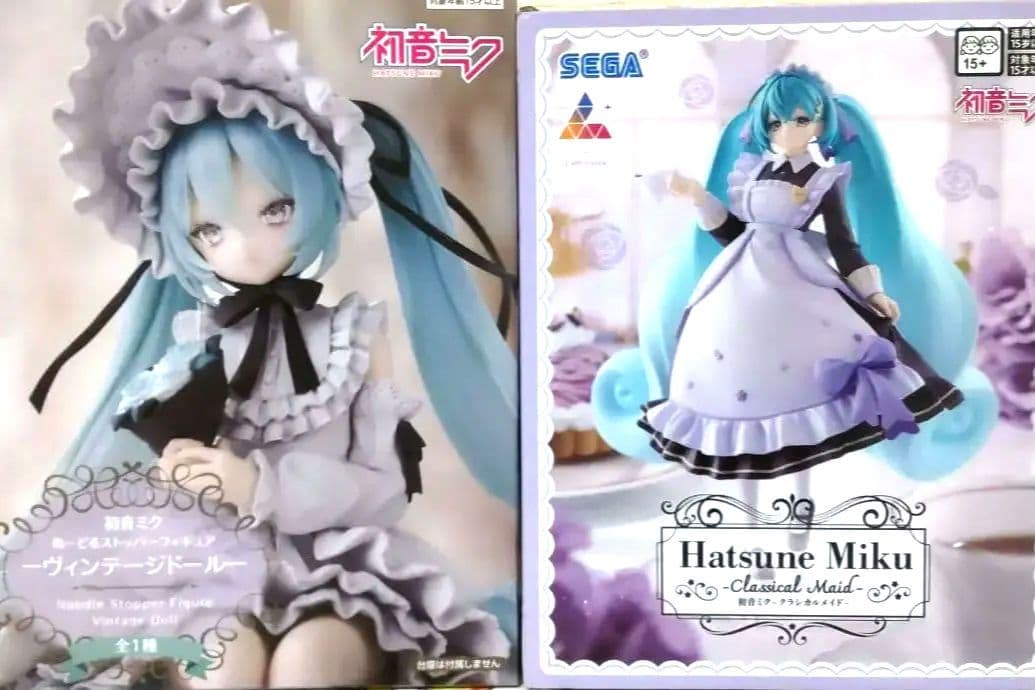 初音ミク クラシカルメイド ヴィンテージドール フィギュア 2種セット